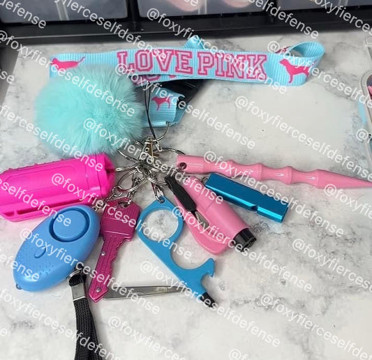 Blue/Pink Mini Suitcase