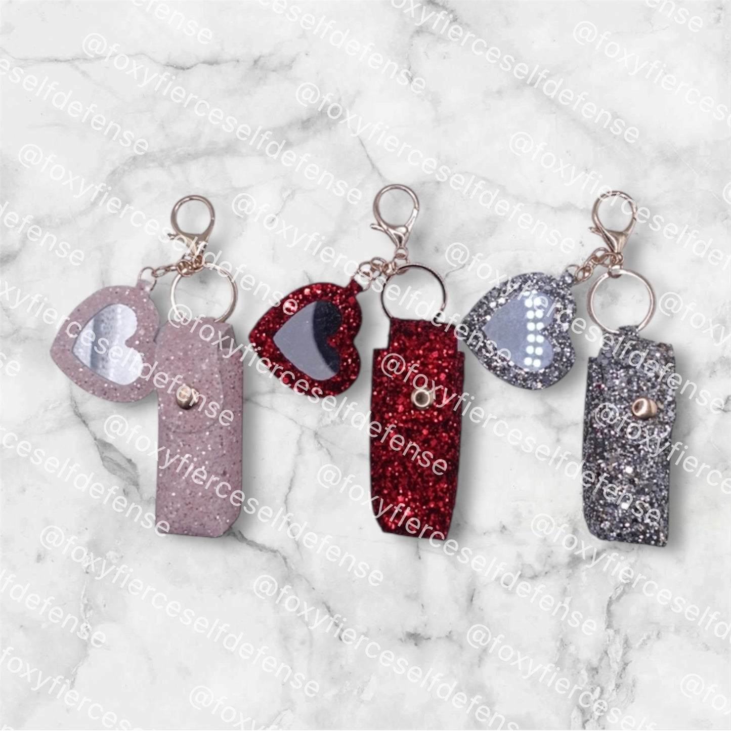 Sequin Lipstick Case W/Mirror